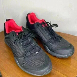 Adidas Terrex Hiking Shoe Womens 10.5 Black Pink BB9519 Lace Up Outdoor Work